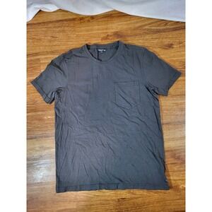 Toad & Co Mens Size L Gray Primo SS Crew